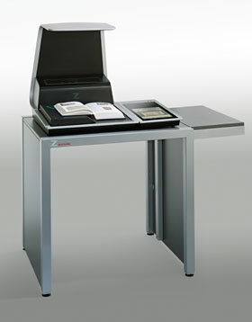 Zeutschel table pour scanner Zeta