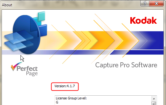 Group B Kodak Capture Pro Software 3 ans