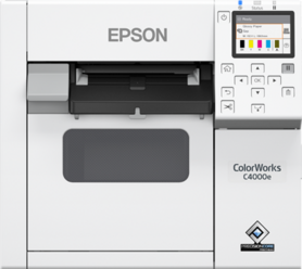 Epson Colorworks C4000 Farbetikettendrucker mit glänzender Schwarztinte